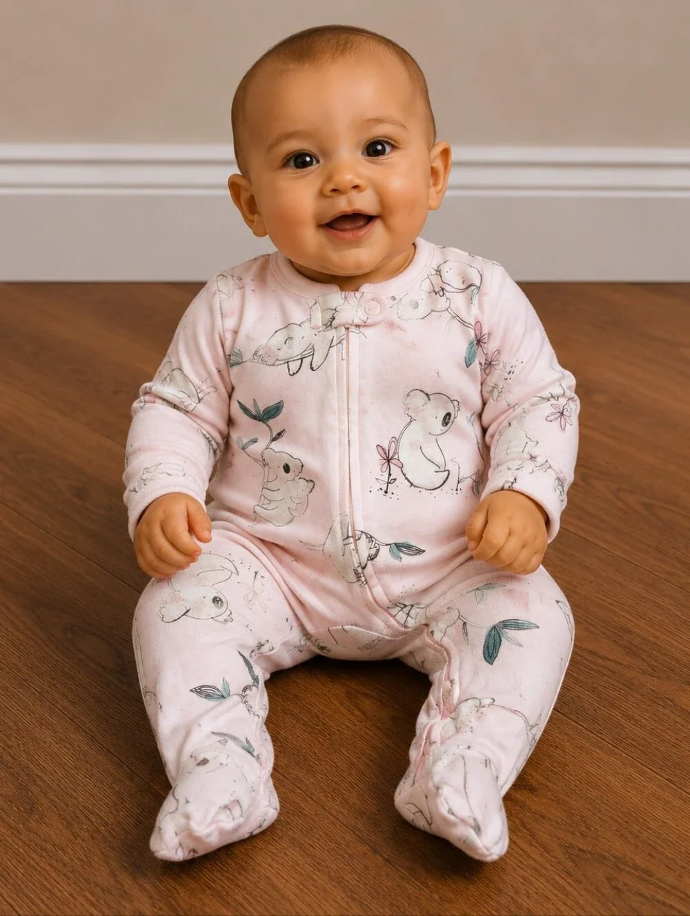 Carter's 3m Girls Koala Footie Pajamas